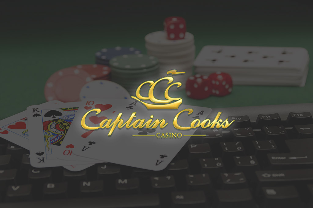 illustration captain cooks casino clavier cartes dés jetons